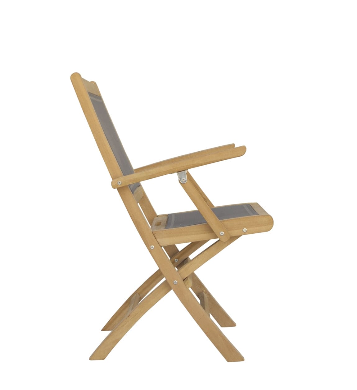 Sedia da giardino pieghevole Screen Arm Grigio (2)
