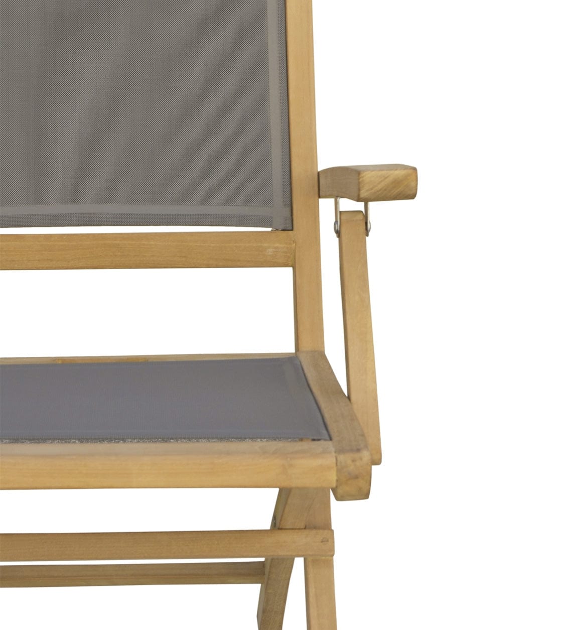 Sedia da giardino pieghevole Screen Arm Grigio (4)