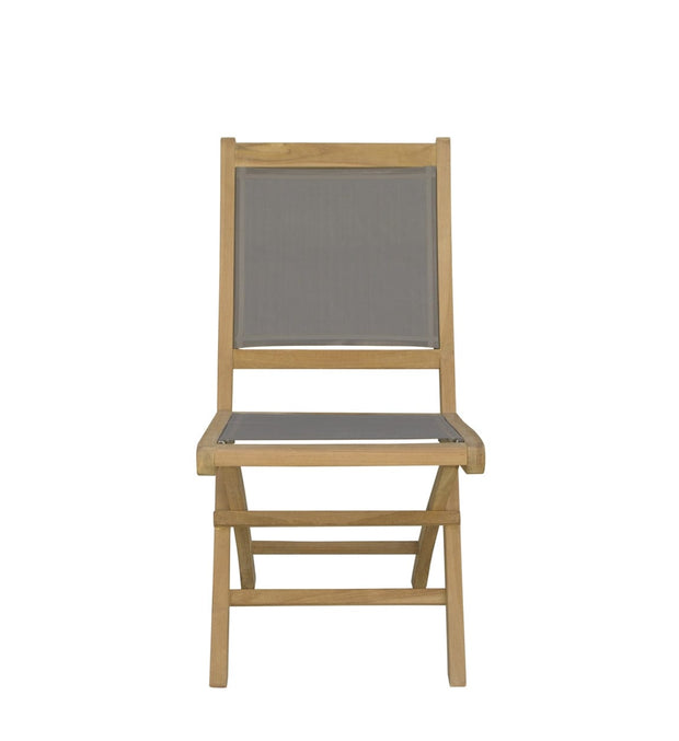 Sedia da giardino pieghevole Screen Grigio (3)