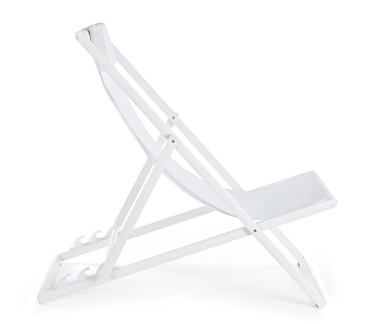 Sedia da giardino pieghevole Taylor Bianco (3)