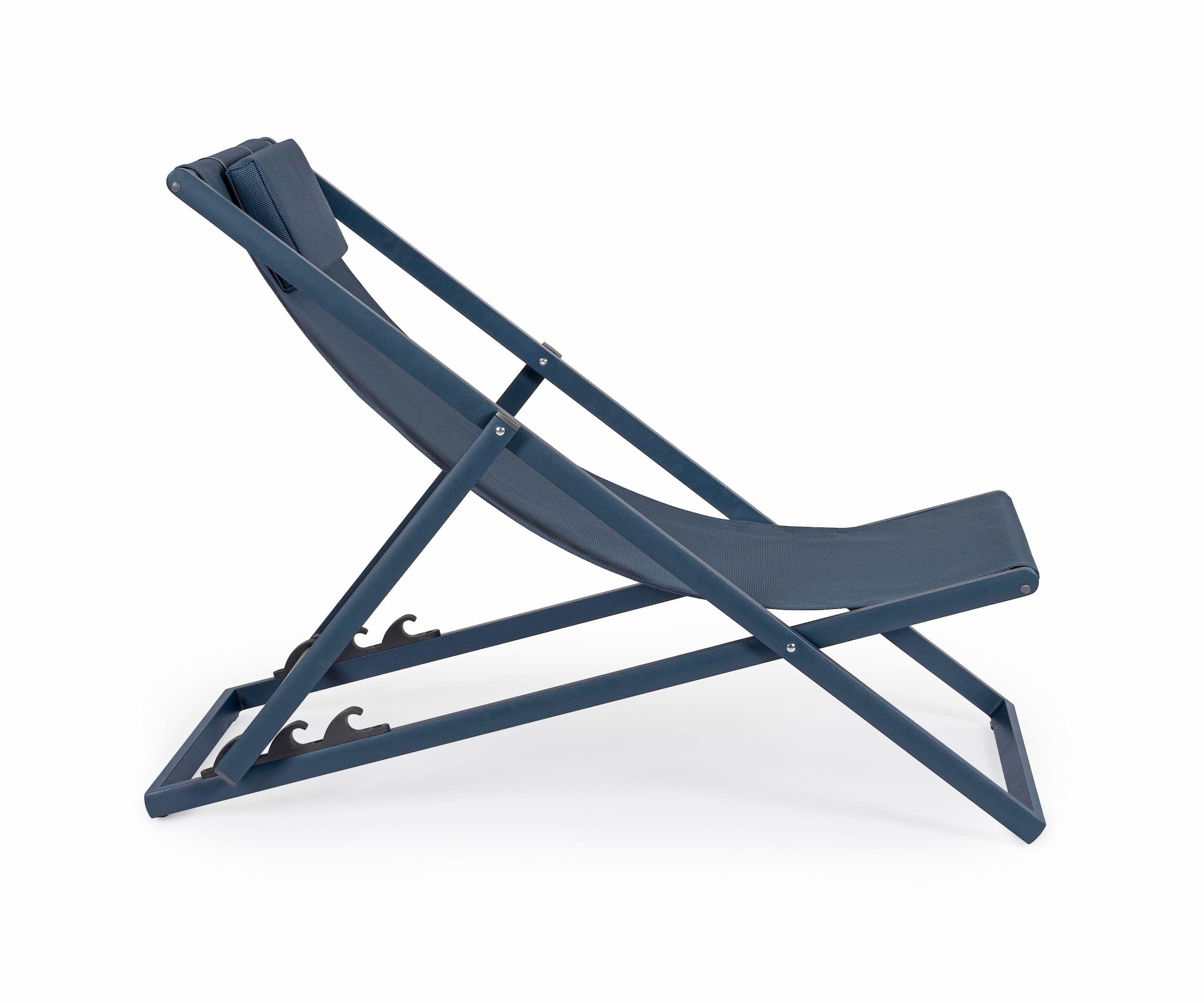 Sedia da giardino pieghevole Taylor Blu (2)