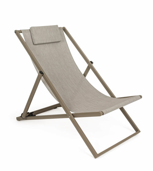 Sedia da giardino pieghevole Taylor Cappuccino