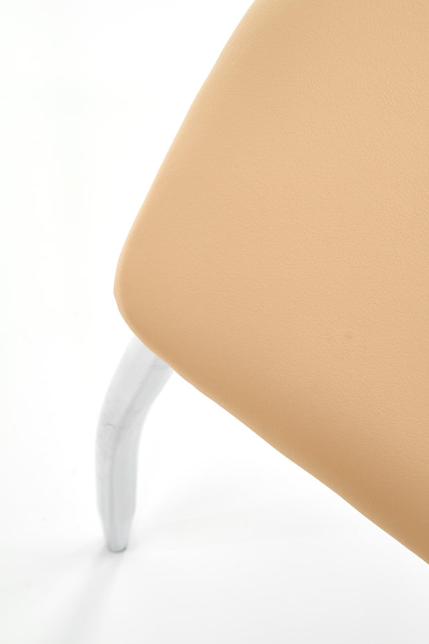 Sedia da pranzo in Ecopelle Kai-187 Beige (6)