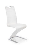 Sedia da pranzo in Ecopelle Kai-188 Bianco