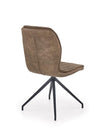 Sedia da pranzo in Ecopelle Kai-237 Beige (1)