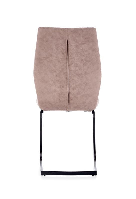 Sedia da pranzo in Ecopelle Kai-272 Beige (6)