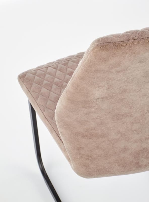 Sedia da pranzo in Ecopelle Kai-272 Beige (7)