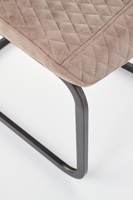 Sedia da pranzo in Ecopelle Kai-272 Beige (8)