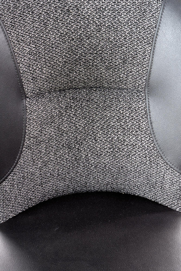 Sedia da pranzo in Ecopelle Kai-466 Grigio (8)