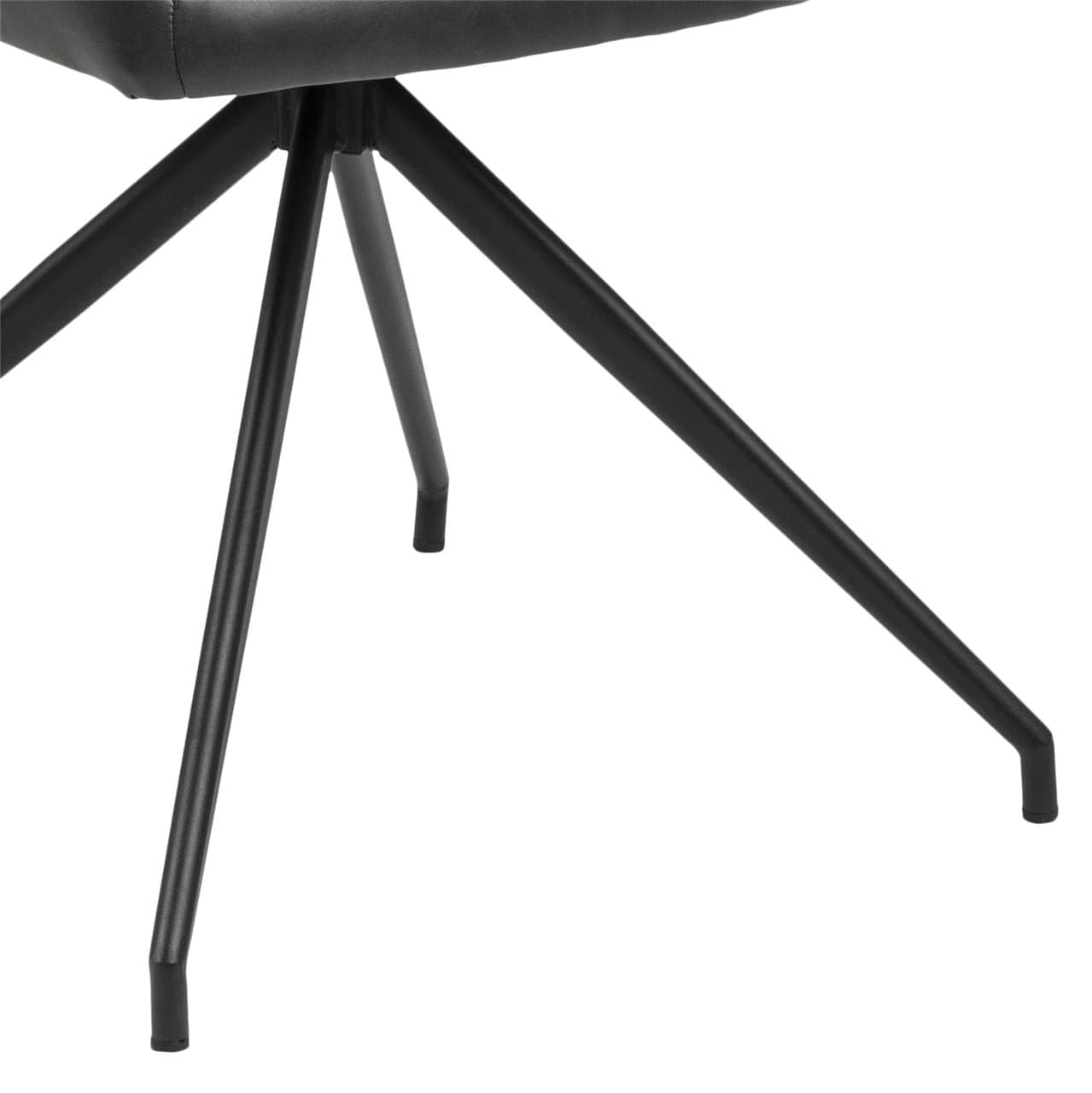 Sedia da pranzo in ecopelle Naya Nero (8)