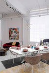 Sedia da pranzo in ecopelle Warhol Beige (1)