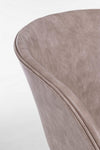 Sedia da pranzo in ecopelle Warhol Beige (5)