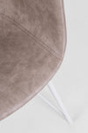 Sedia da pranzo in ecopelle Warhol Beige (6)