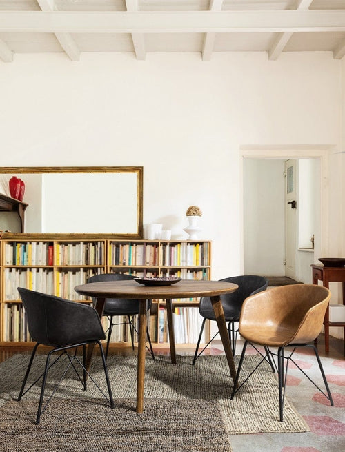 Sedia da pranzo in ecopelle Warhol Grigio (1)