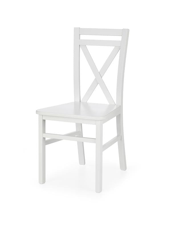 Sedia da pranzo in legno Darien Bianco