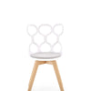 Sedia da pranzo in plastica Kai-308 Bianco (2)