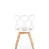 Sedia da pranzo in plastica Kai-308 Bianco (5)