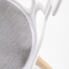 Sedia da pranzo in plastica Kai-308 Bianco (6)