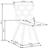 Sedia da pranzo in plastica Kai-308 Bianco (8)