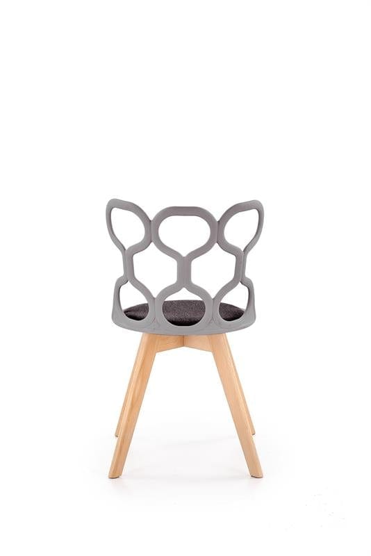 Sedia da pranzo in plastica Kai-308 Grigio (2)