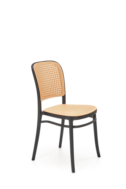 Sedia da pranzo in plastica Kai-483 Naturale