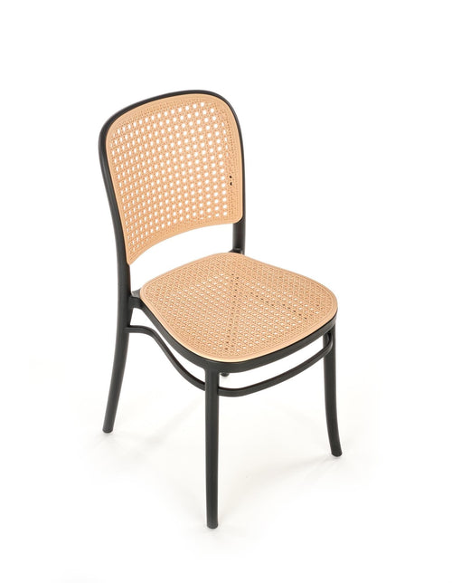 Sedia da pranzo in plastica Kai-483 Naturale (1)