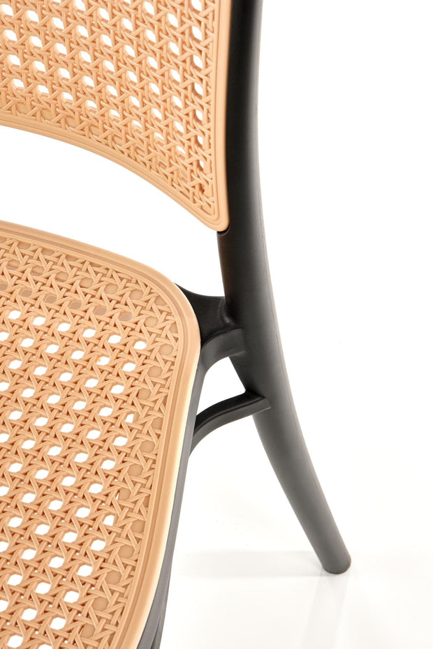 Sedia da pranzo in plastica Kai-483 Naturale (8)
