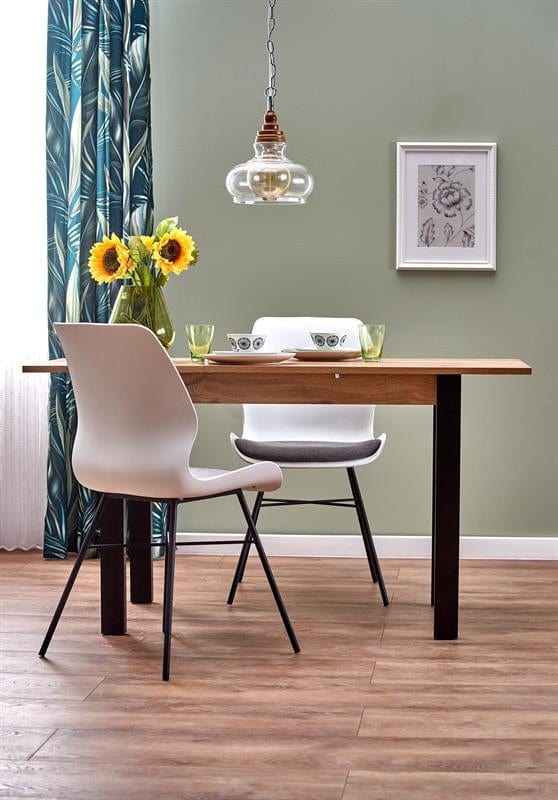 Sedia da pranzo in plastica Kai-488 Bianco (2)