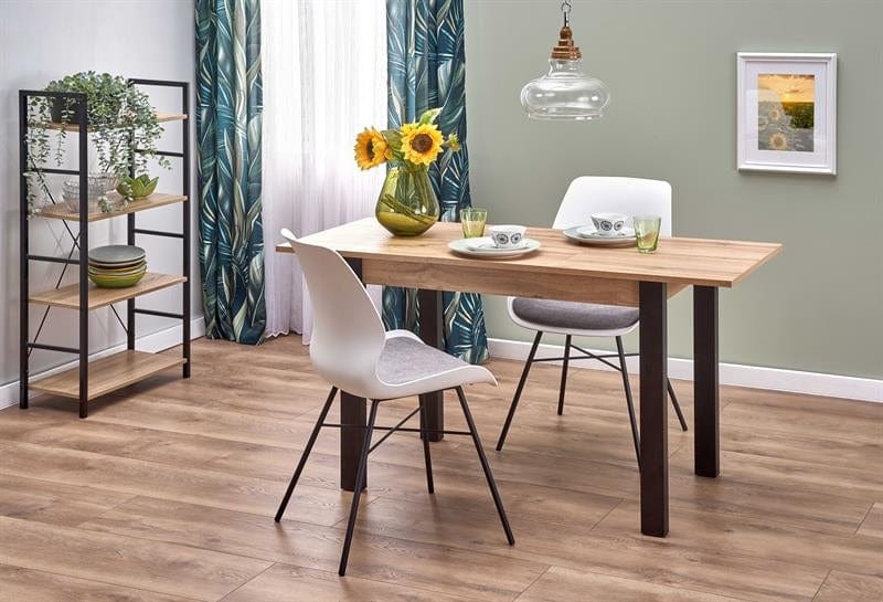 Sedia da pranzo in plastica Kai-488 Bianco (5)