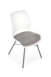 Sedia da pranzo in plastica Kai-488 Bianco (6)