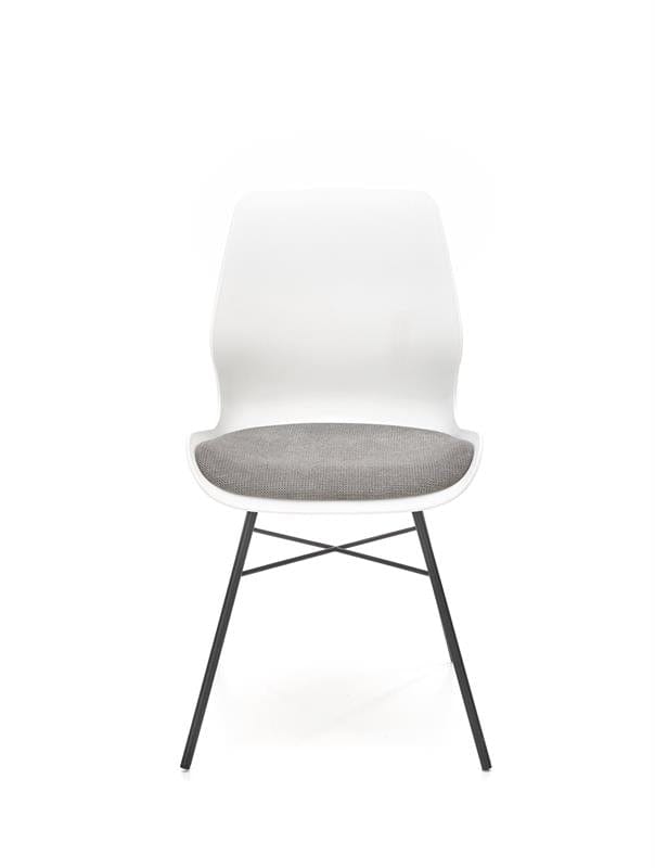 Sedia da pranzo in plastica Kai-488 Bianco (7)