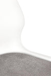 Sedia da pranzo in plastica Kai-488 Bianco (11)