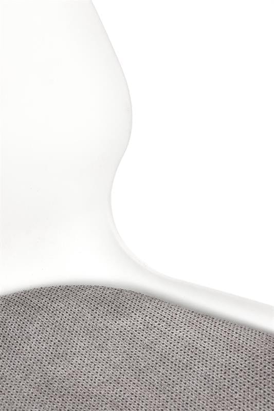 Sedia da pranzo in plastica Kai-488 Bianco (11)