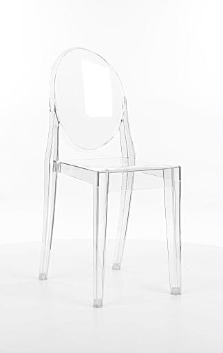 Sedia da pranzo in plastica Manuel Trasparente