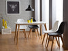 Sedia da pranzo in plastica Morrice Bianco (2)