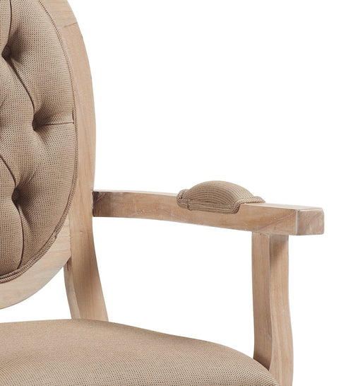 Sedia da pranzo in tessuto Bromo Beige (1)