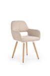 Sedia da pranzo in tessuto Kai-283 Beige