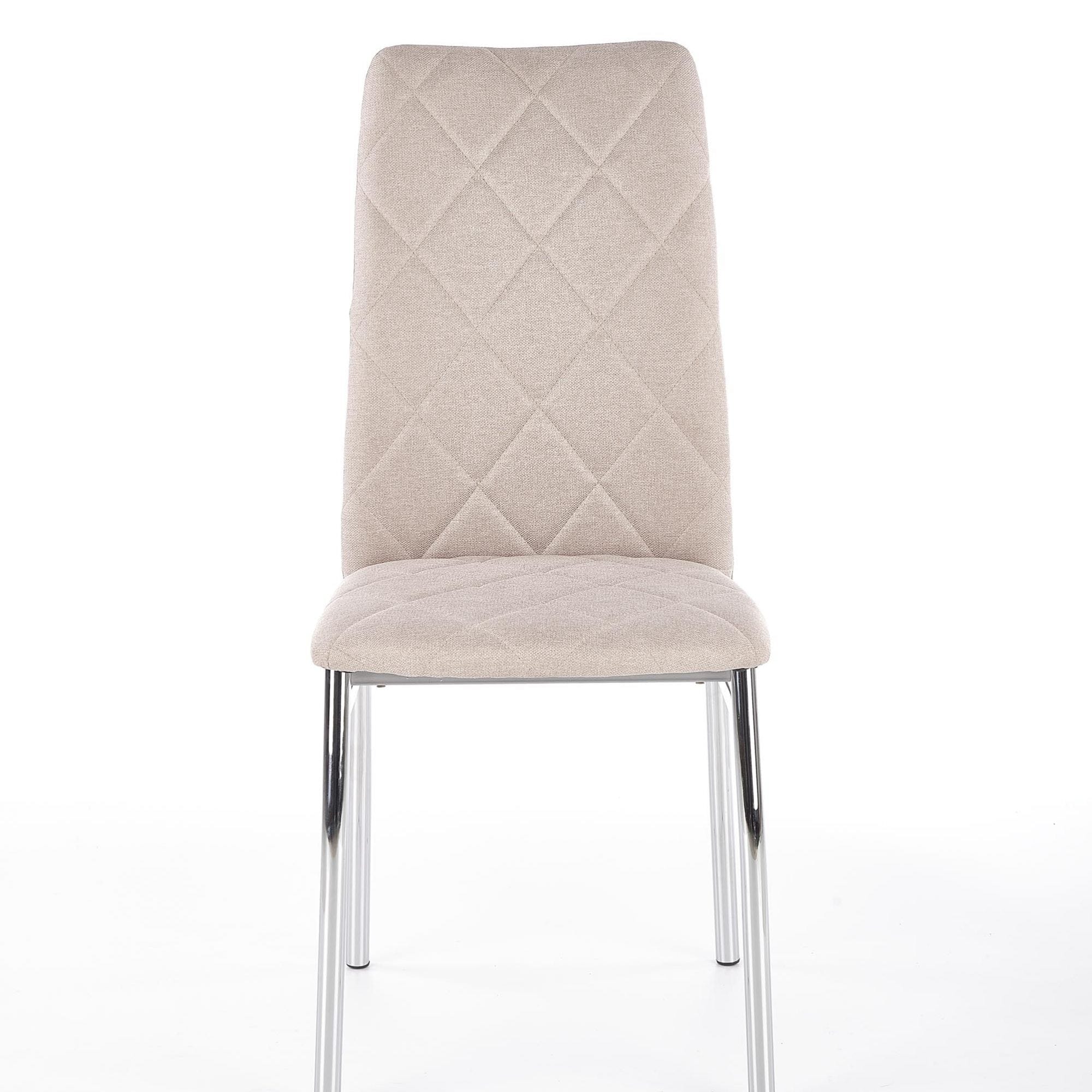 Sedia da pranzo in tessuto Kai-309 Beige (1)