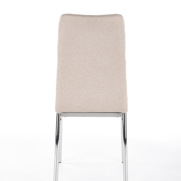 Sedia da pranzo in tessuto Kai-309 Beige (6)