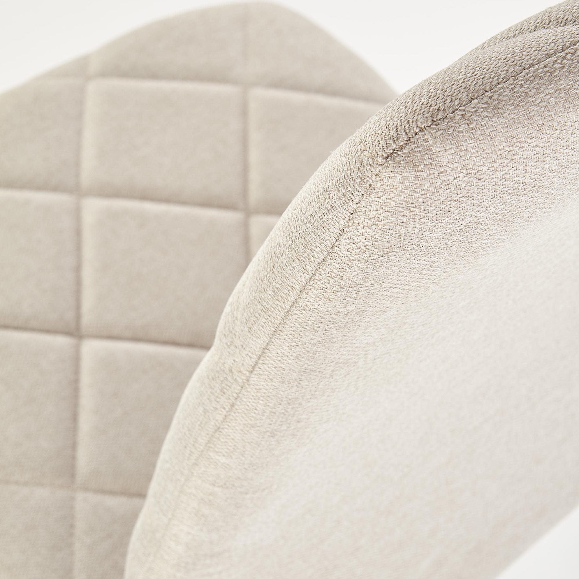 Sedia da pranzo in tessuto Kai-309 Beige (7)