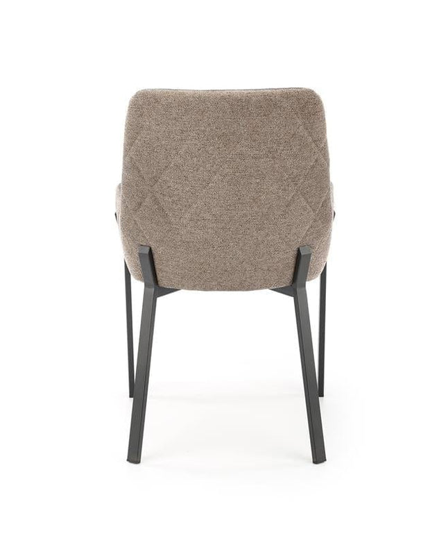 Sedia da pranzo in tessuto Kai-439 Beige (4)