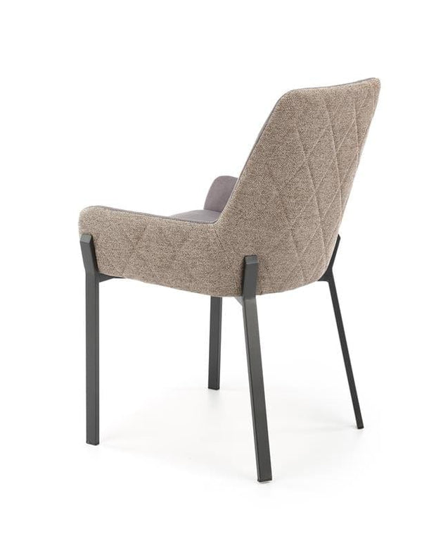Sedia da pranzo in tessuto Kai-439 Beige (6)