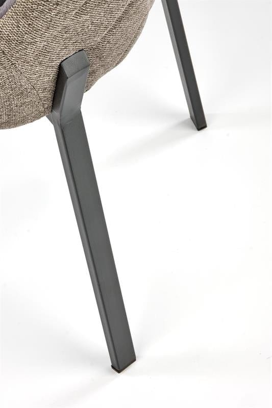 Sedia da pranzo in tessuto Kai-439 Beige (7)