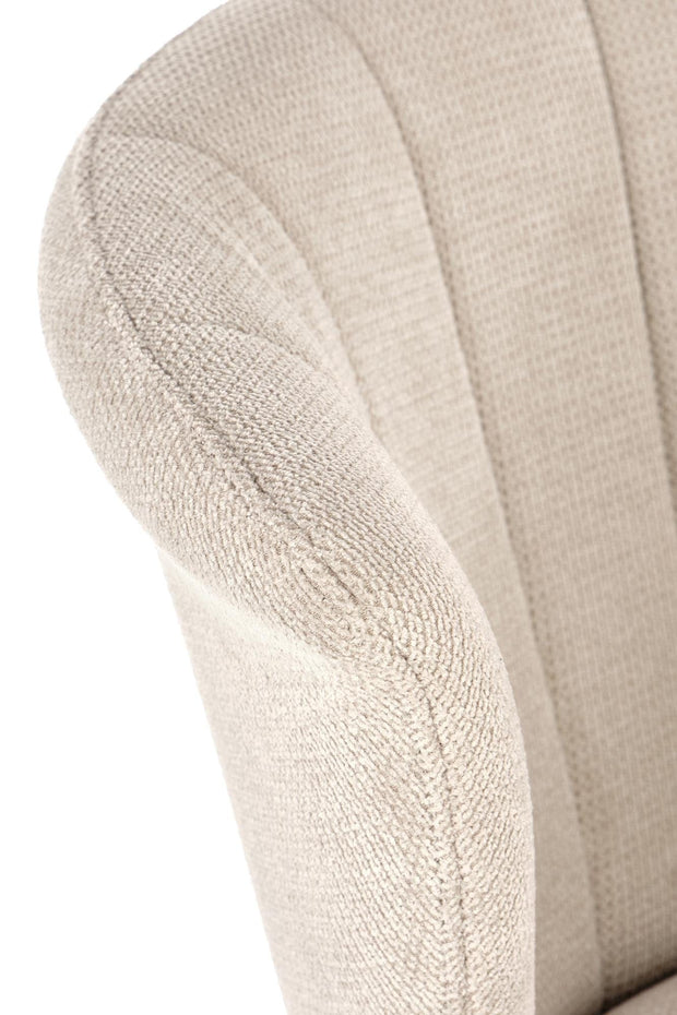 Sedia da pranzo in tessuto Kai-459 Beige (6)