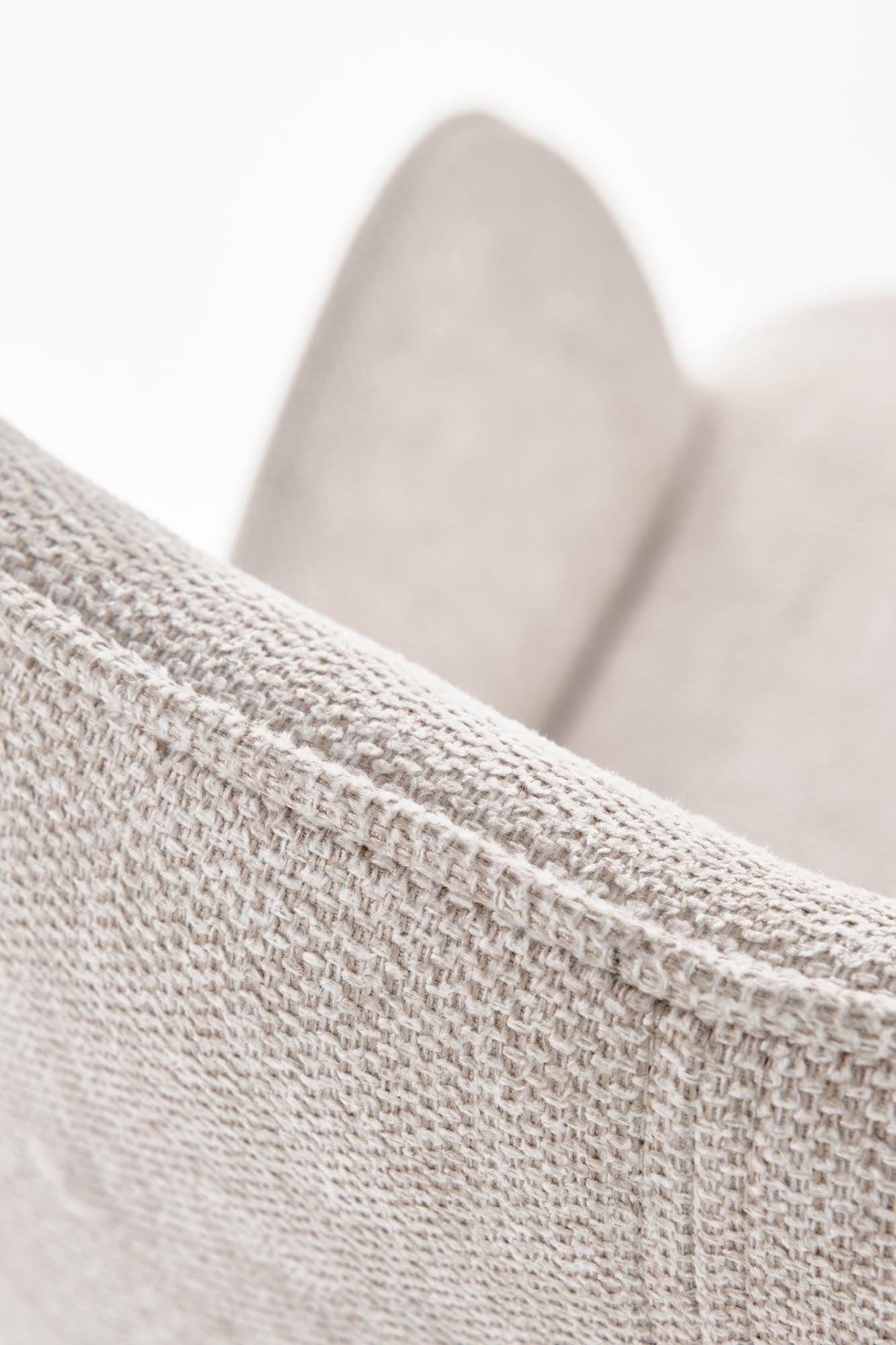 Sedia da pranzo in tessuto Kai-481 Beige (8)