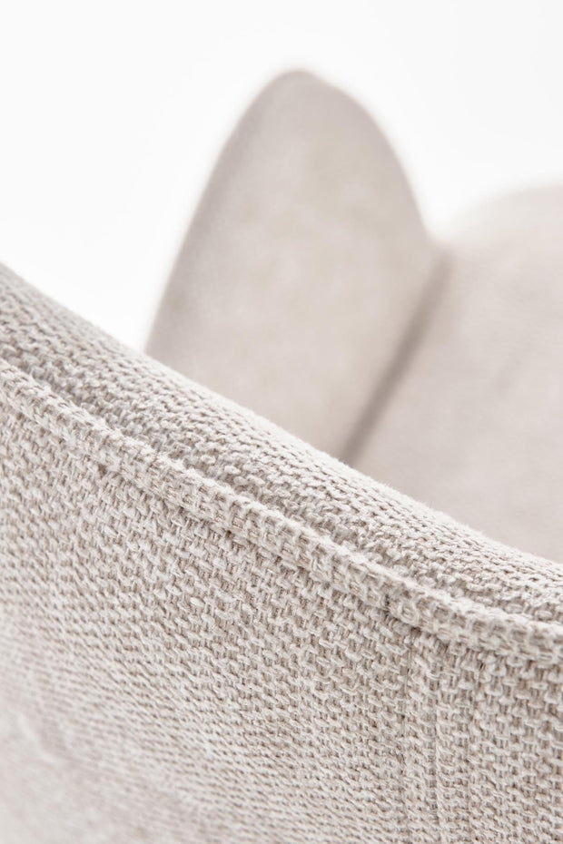 Sedia da pranzo in tessuto Kai-481 Beige (8)