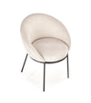 Sedia da pranzo in tessuto Kai-482 Beige (9)