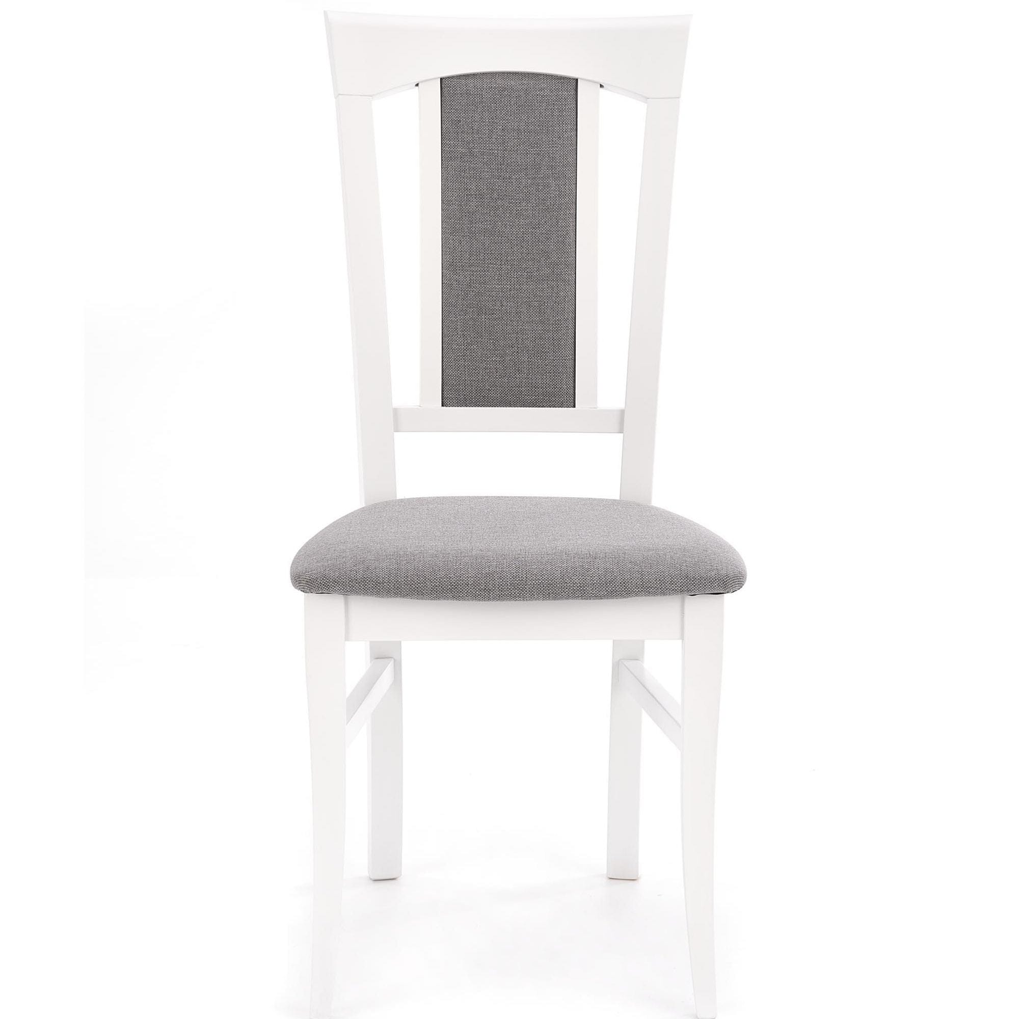 Sedia da pranzo in tessuto Korinne Grigio (3)