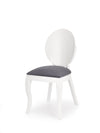 Sedia da pranzo in tessuto Verity Grigio