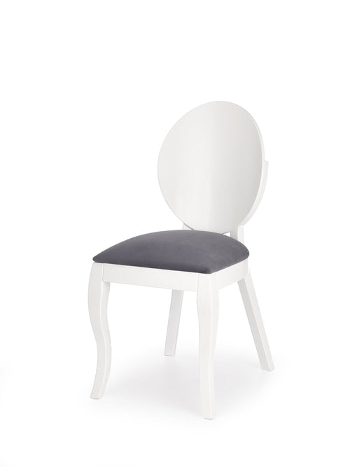 Sedia da pranzo in tessuto Verity Grigio